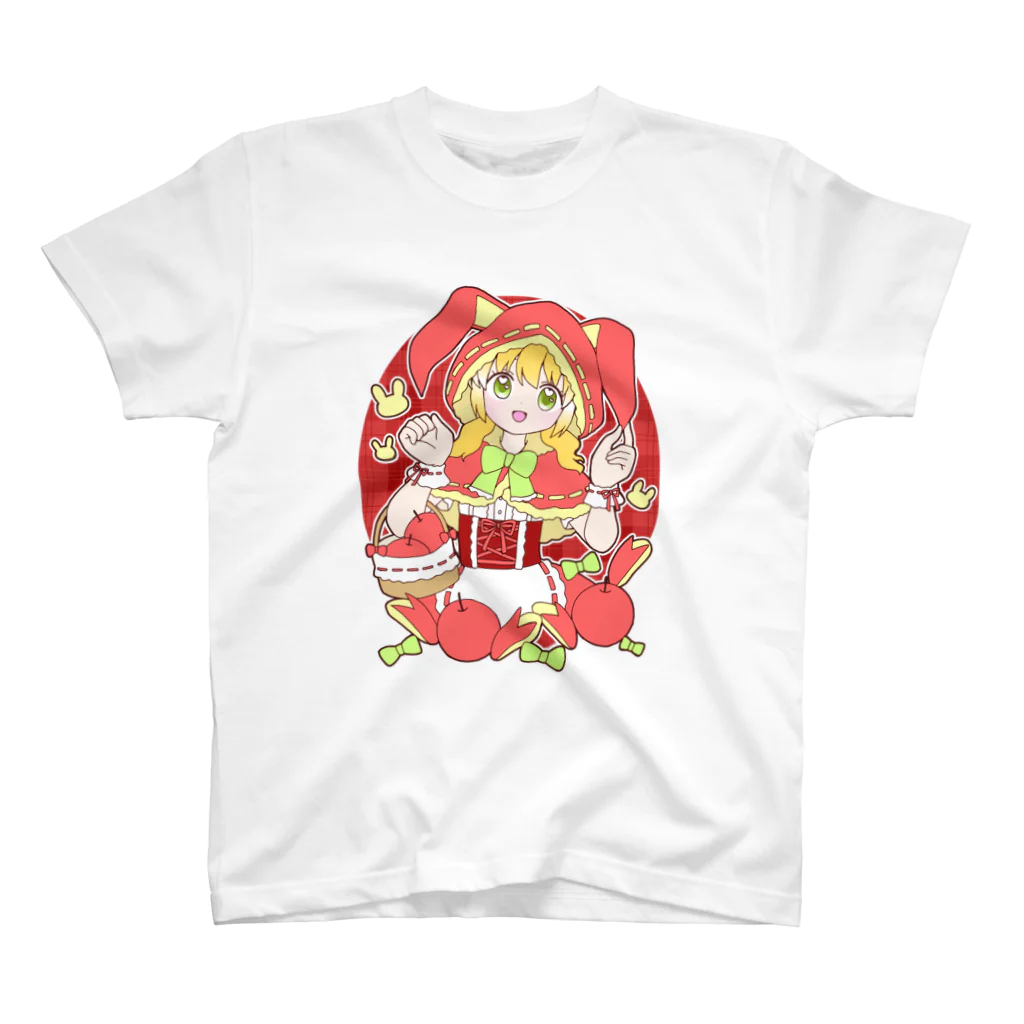 かわいいもののおみせ　いそぎんちゃくのうさぎリンゴ赤ずきんちゃん Regular Fit T-Shirt