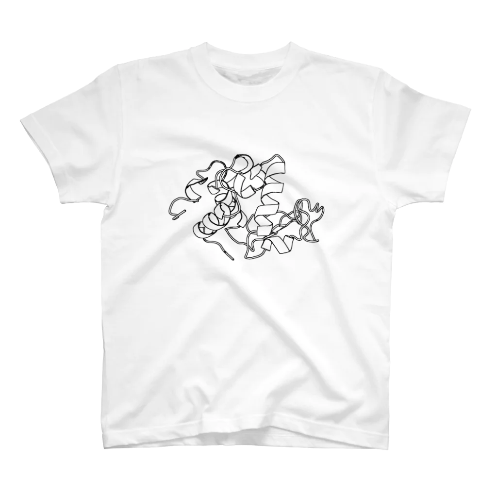 理系Tシャツ(バイオ・化学中心)のLysozyme リゾチーム スタンダードTシャツ