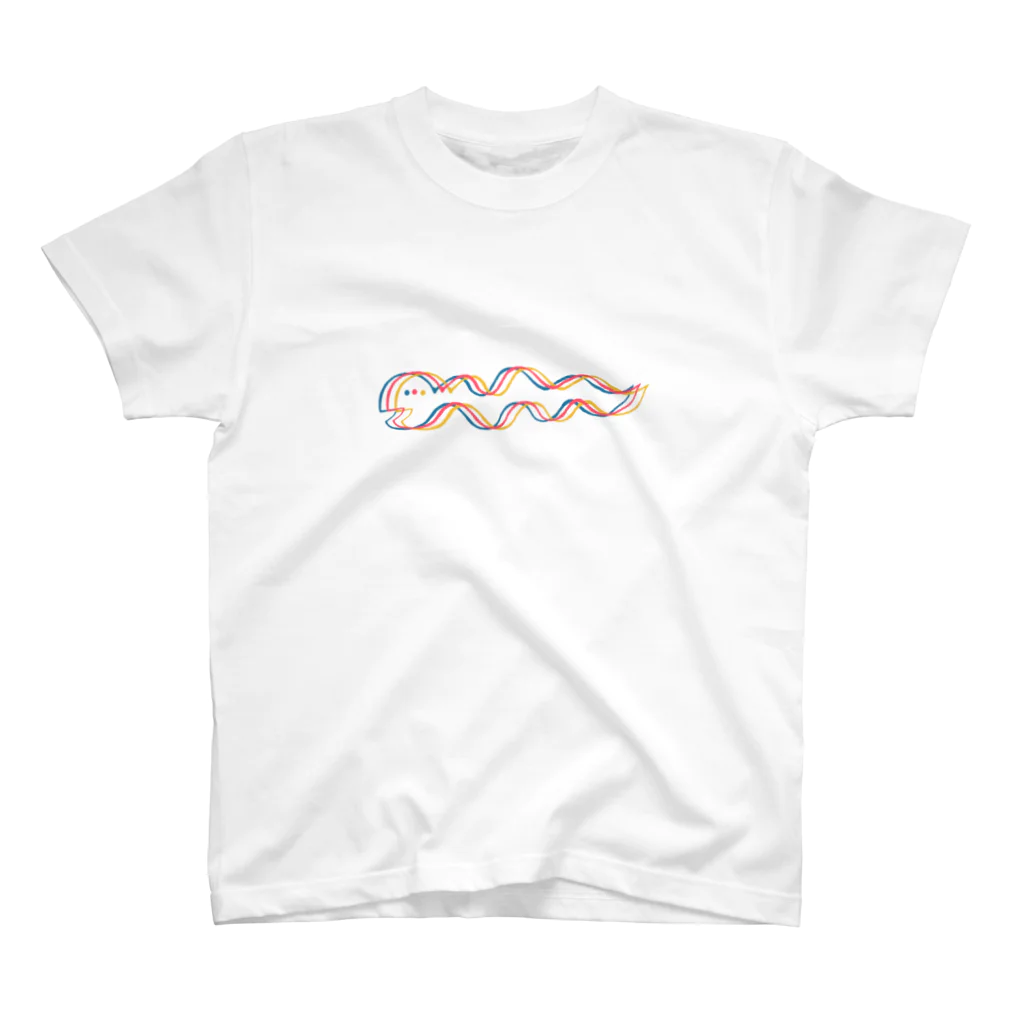 ずる『手描きイラスト』のなにも考えていない蛇 Regular Fit T-Shirt
