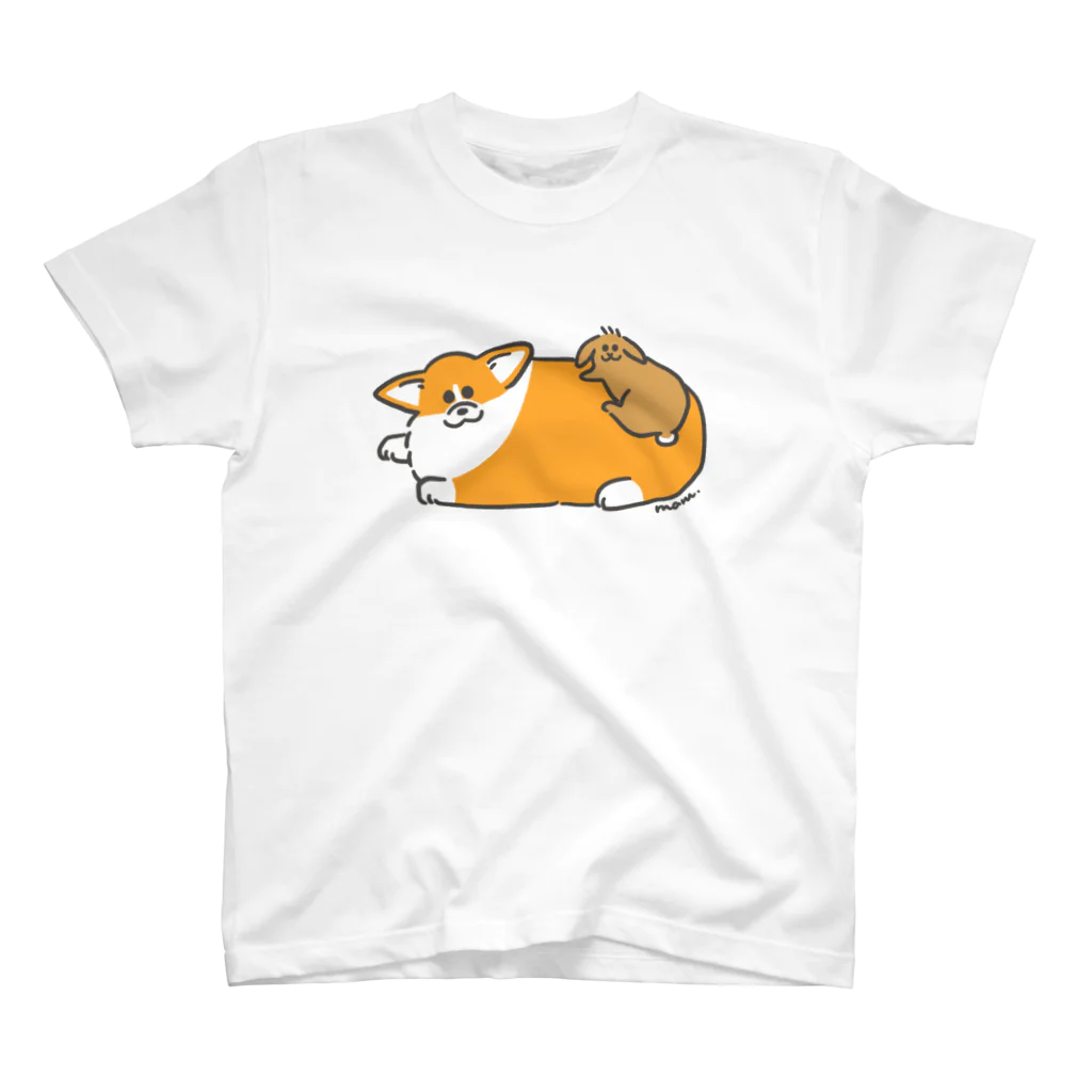 まるのコギちゃんとムギちゃん Regular Fit T-Shirt