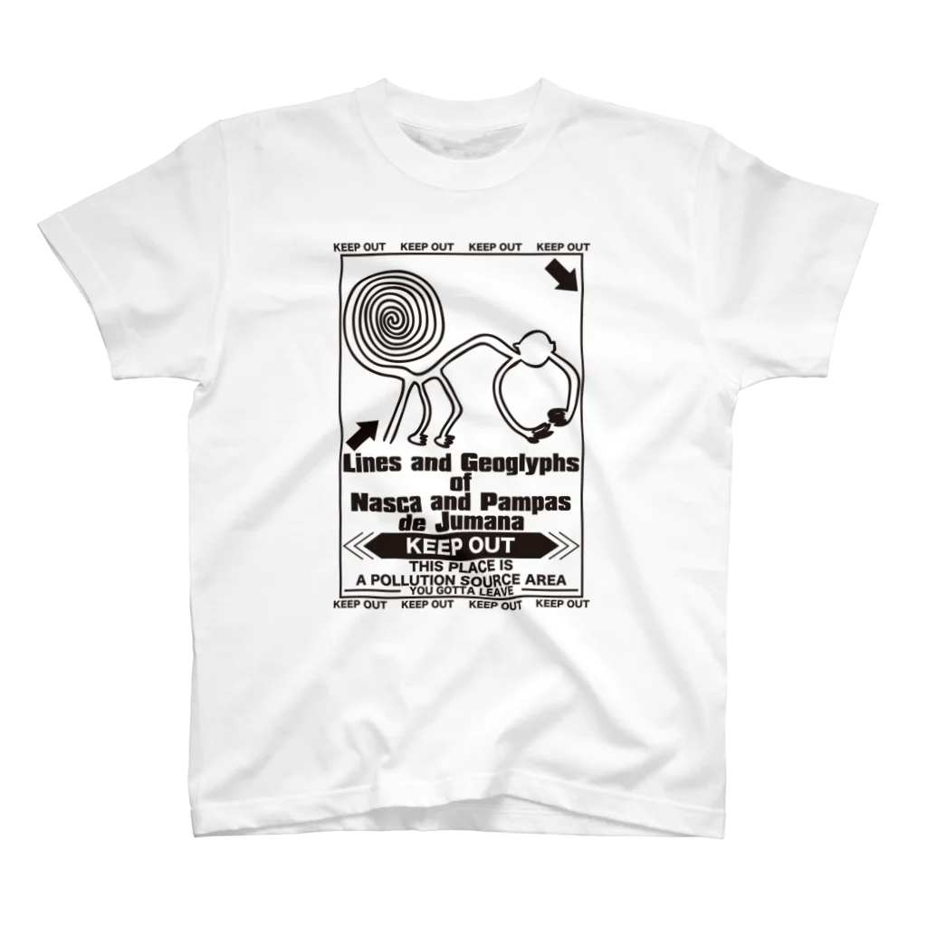 AURA_HYSTERICAのNazca_Lines Regular Fit T-Shirt