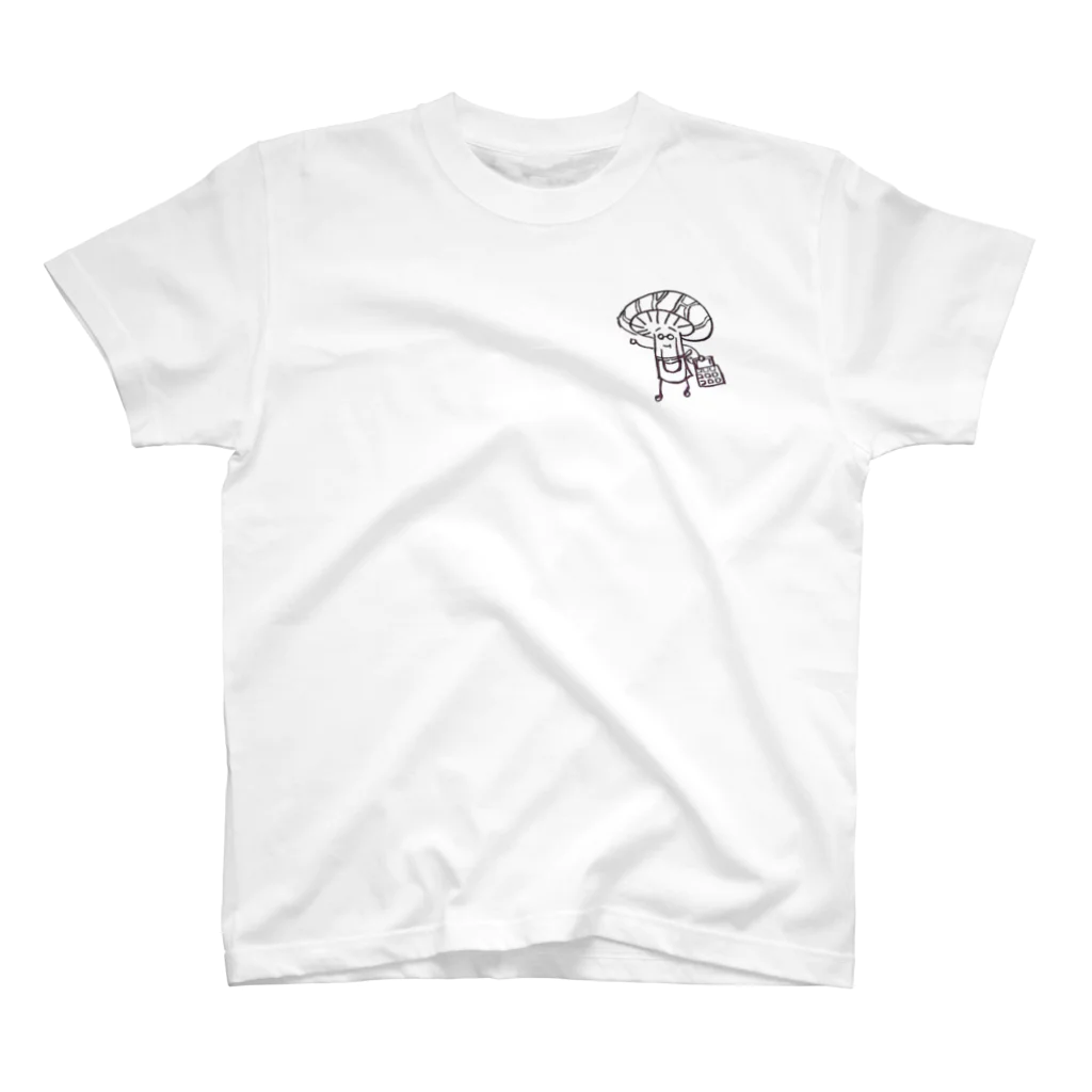 ちくもく工房のしいたけばぁさんシリーズ Regular Fit T-Shirt