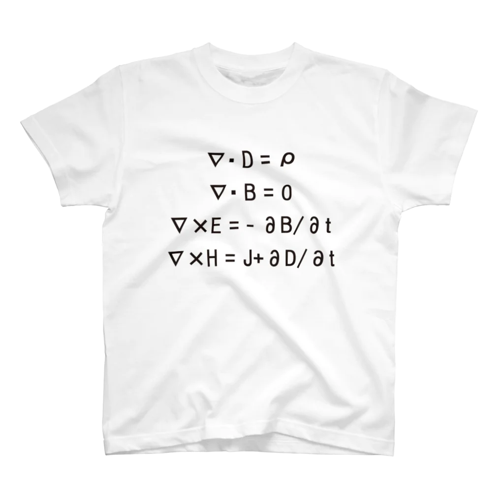 AURA_HYSTERICAのMaxwell's_Equations Regular Fit T-Shirt