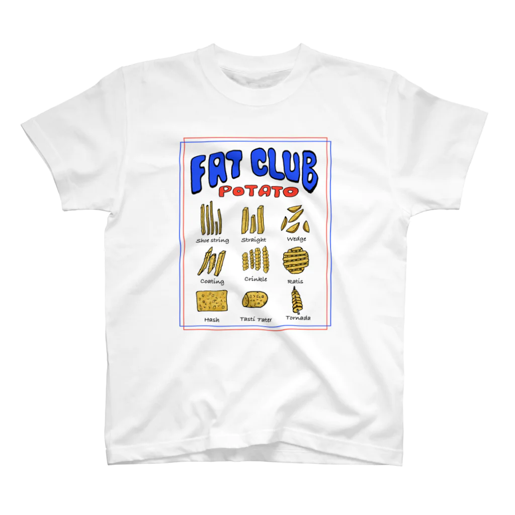 CrunkRogueのポテト図鑑 Regular Fit T-Shirt