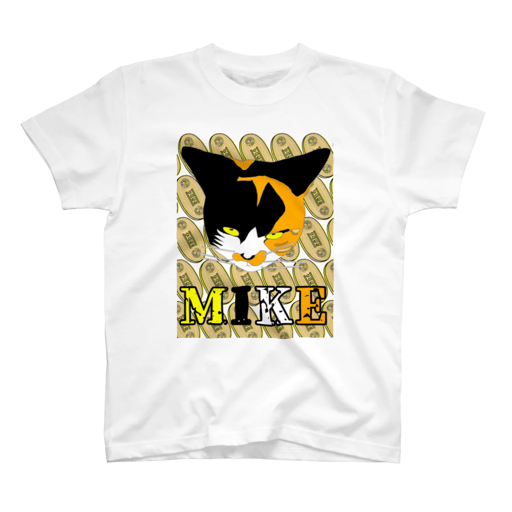 Tako＆Negi SUZURI支店の小判に猫 Regular Fit T-Shirt