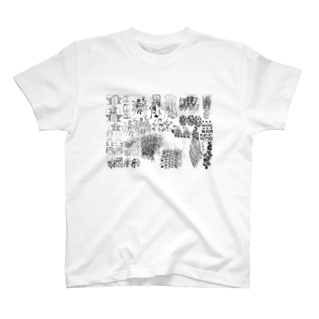 ふっかふっかひゅーんの居留守 スタンダードTシャツ