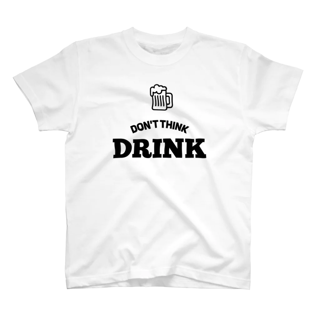 gemgemshopの考えるな、飲め(Don't Think, Drink) Regular Fit T-Shirt