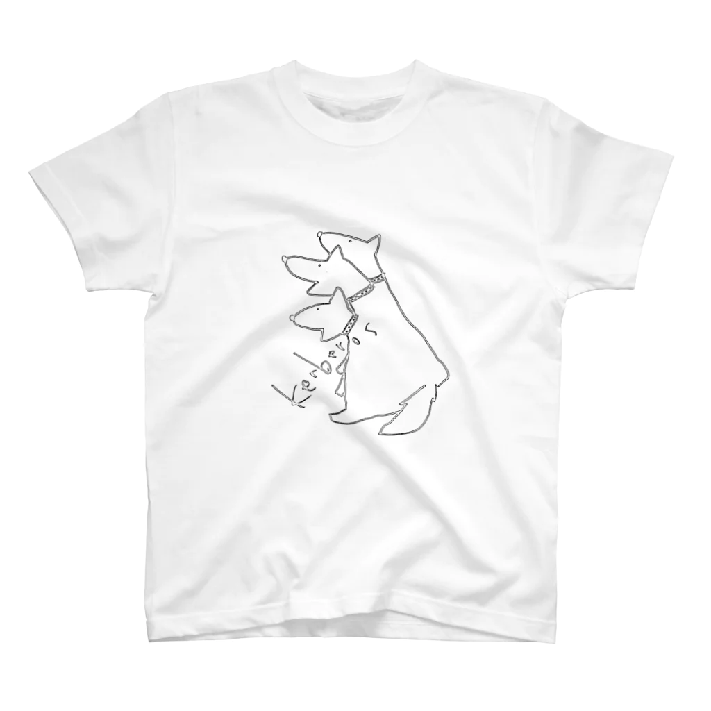 MAGDALENAのシンプルな地獄の番犬 Regular Fit T-Shirt