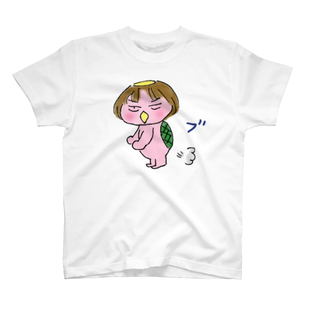 のはらのうたのピンクのかっぱちゃん Regular Fit T-Shirt