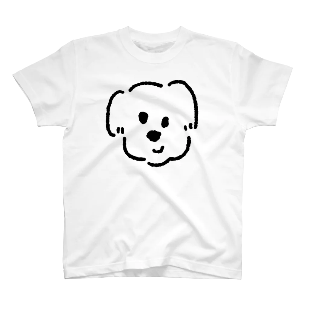 suzuki miroの白黒の大きな犬くん スタンダードTシャツ