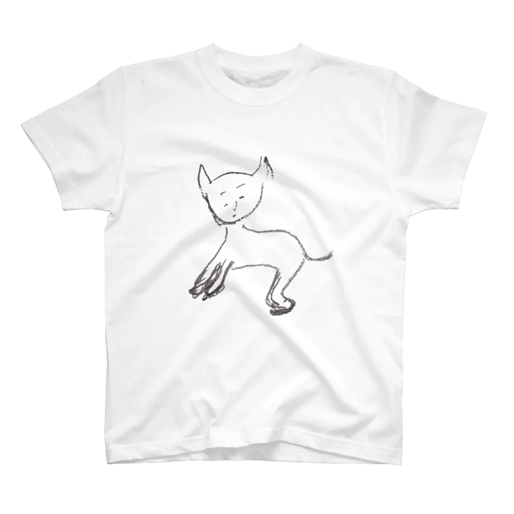 NOEの玲子「猫」あげいん スタンダードTシャツ