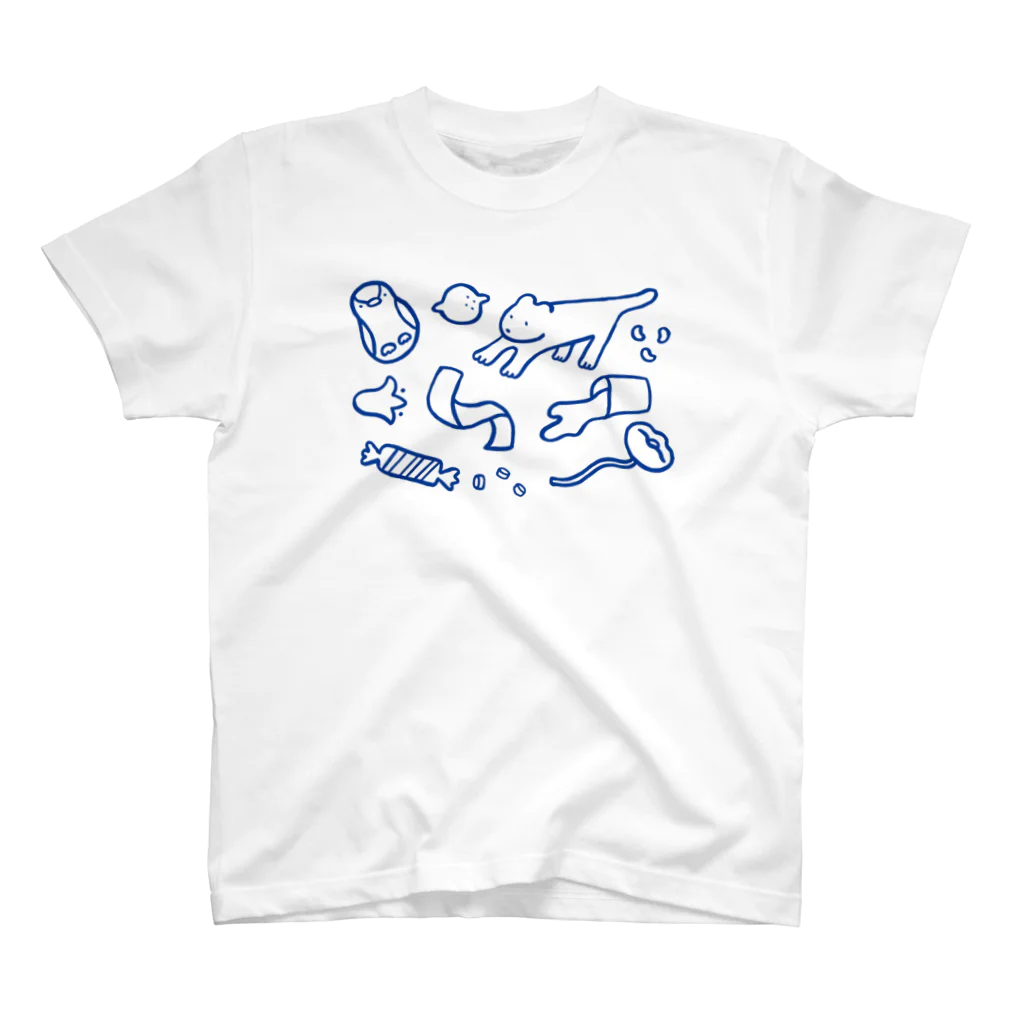 おかのはなみのdrawing（青） スタンダードTシャツ