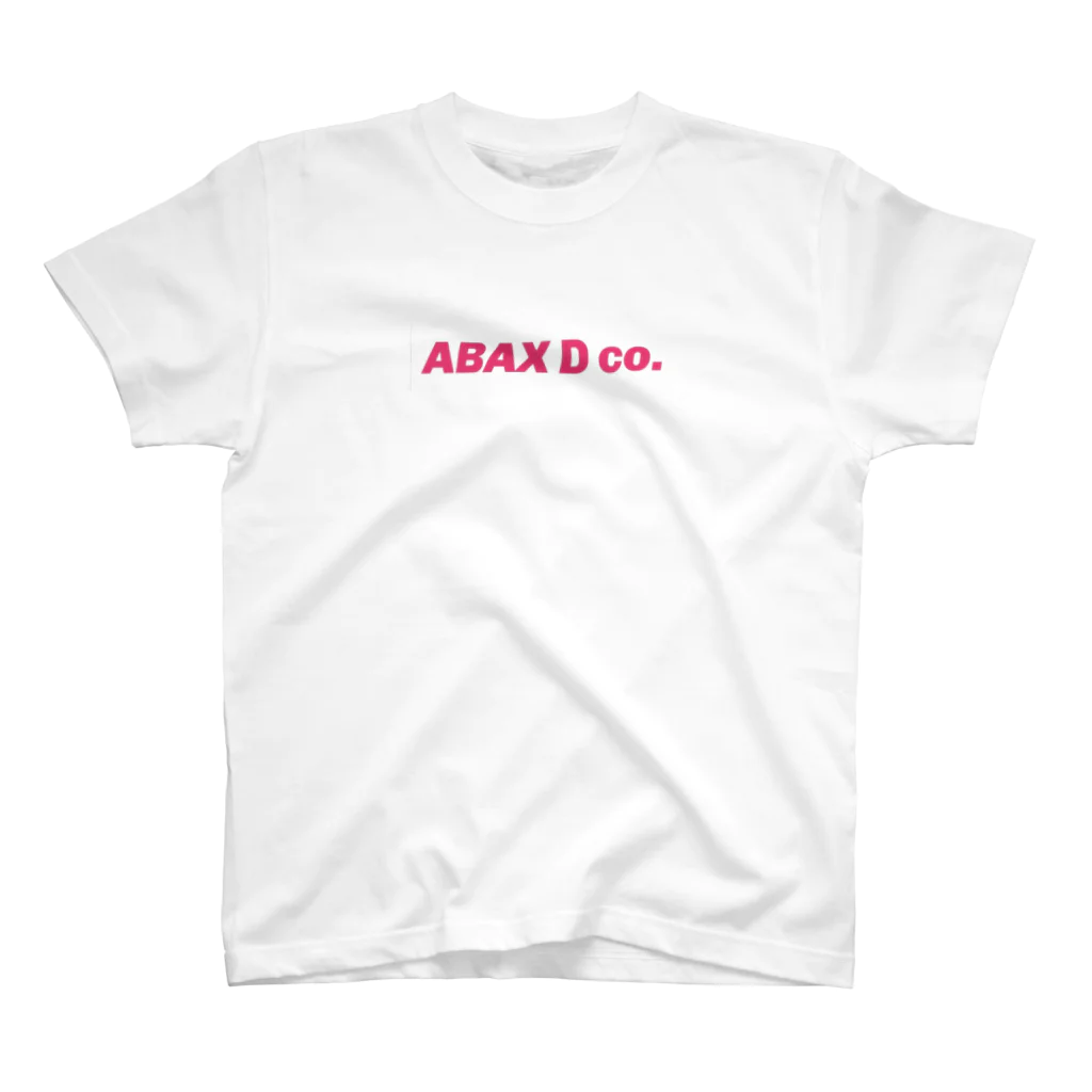 ABAX DIAMOND co.のABAX DIAMOND co. ボックスロゴピンクver スタンダードTシャツ