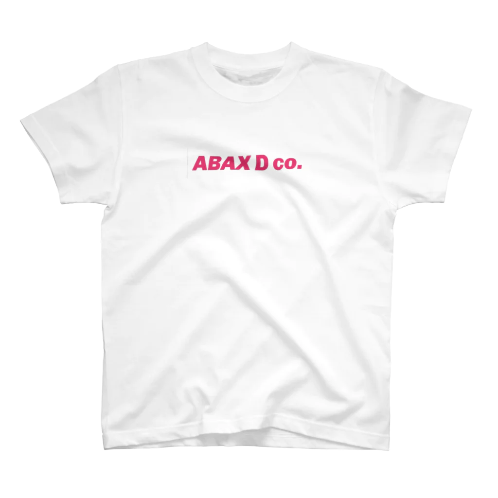 ABAX DIAMOND co.のABAX DIAMOND co. ボックスロゴピンクver Regular Fit T-Shirt