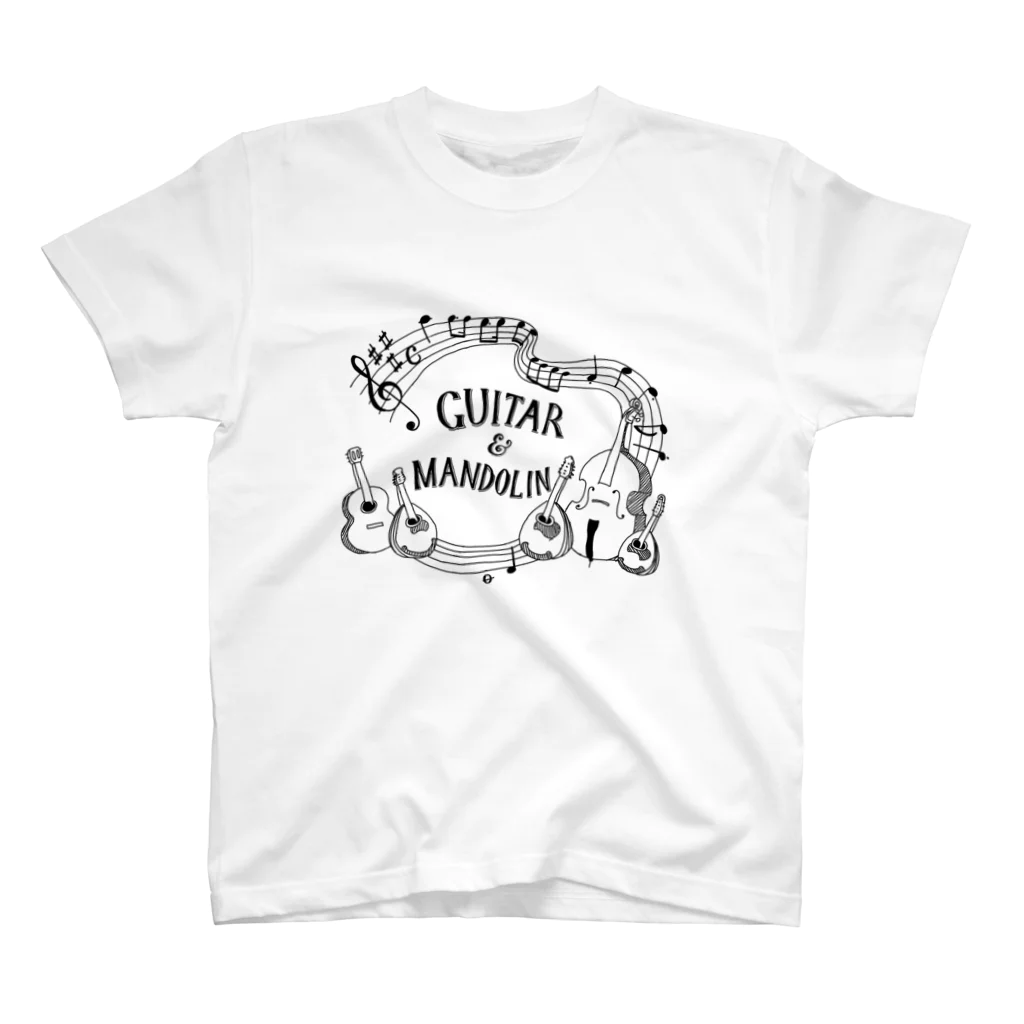 HiyohiyoのGuitar and Mandolin スタンダードTシャツ