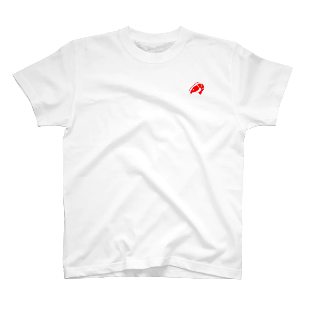 なまものらいふの小エビ / red スタンダードTシャツ