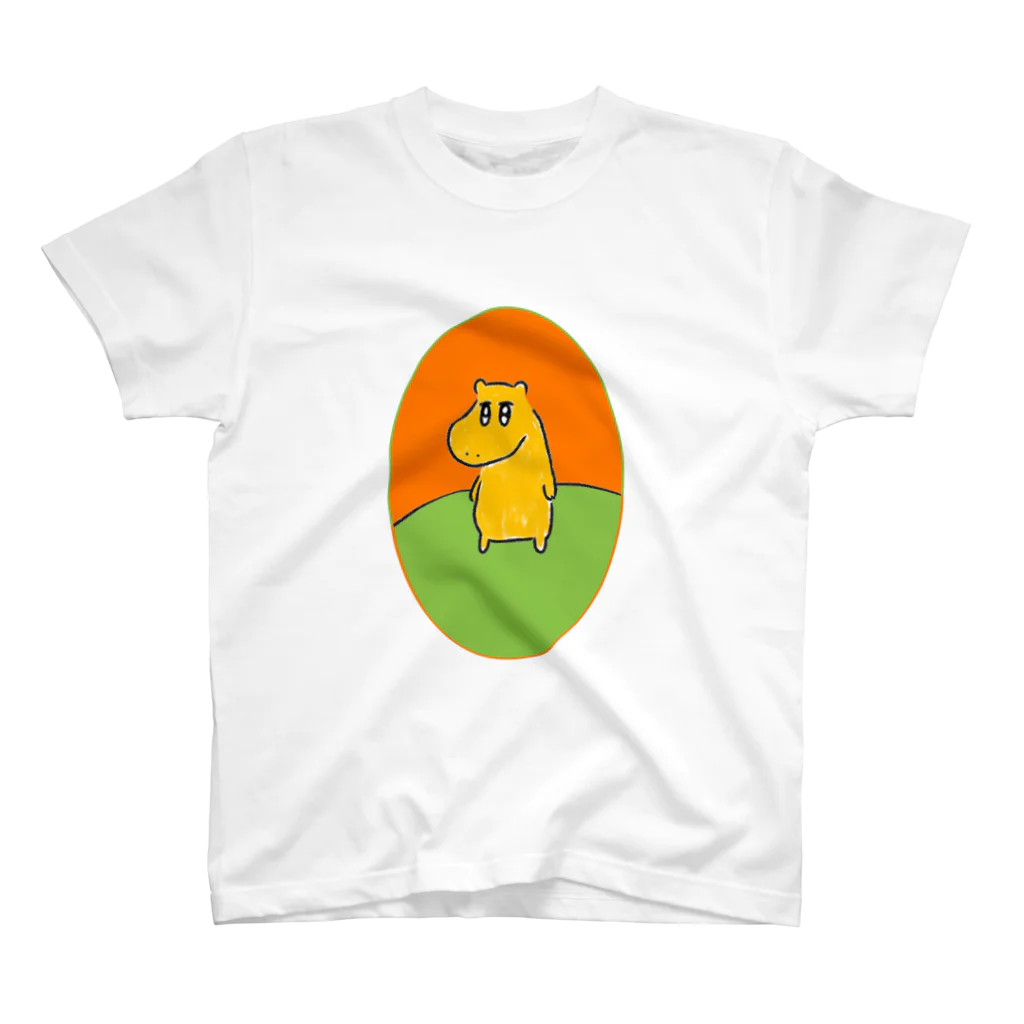 ハニョのかばの絵 スタンダードTシャツ