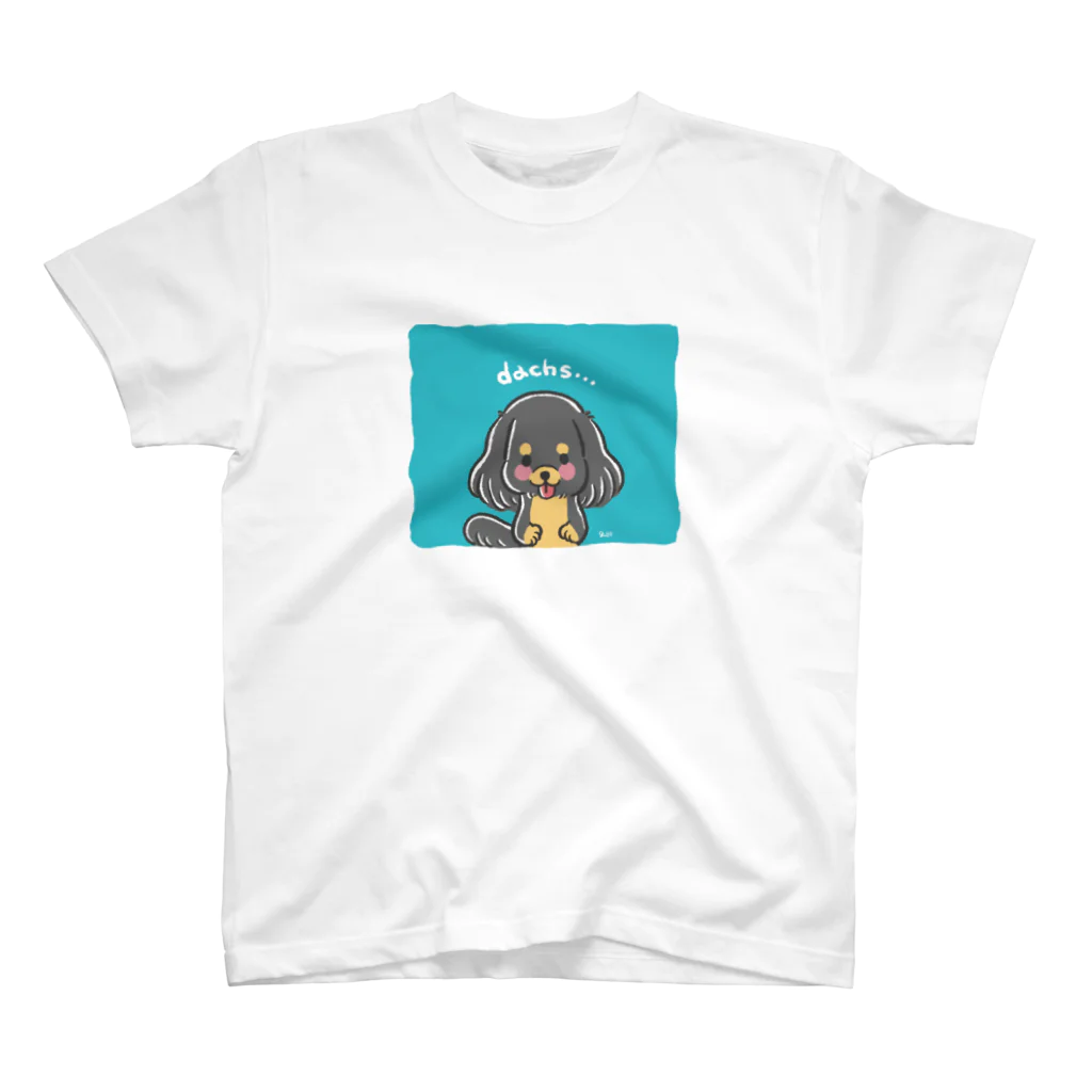 くろさわゆいのもふもふダックス（ブラックタン） スタンダードTシャツ