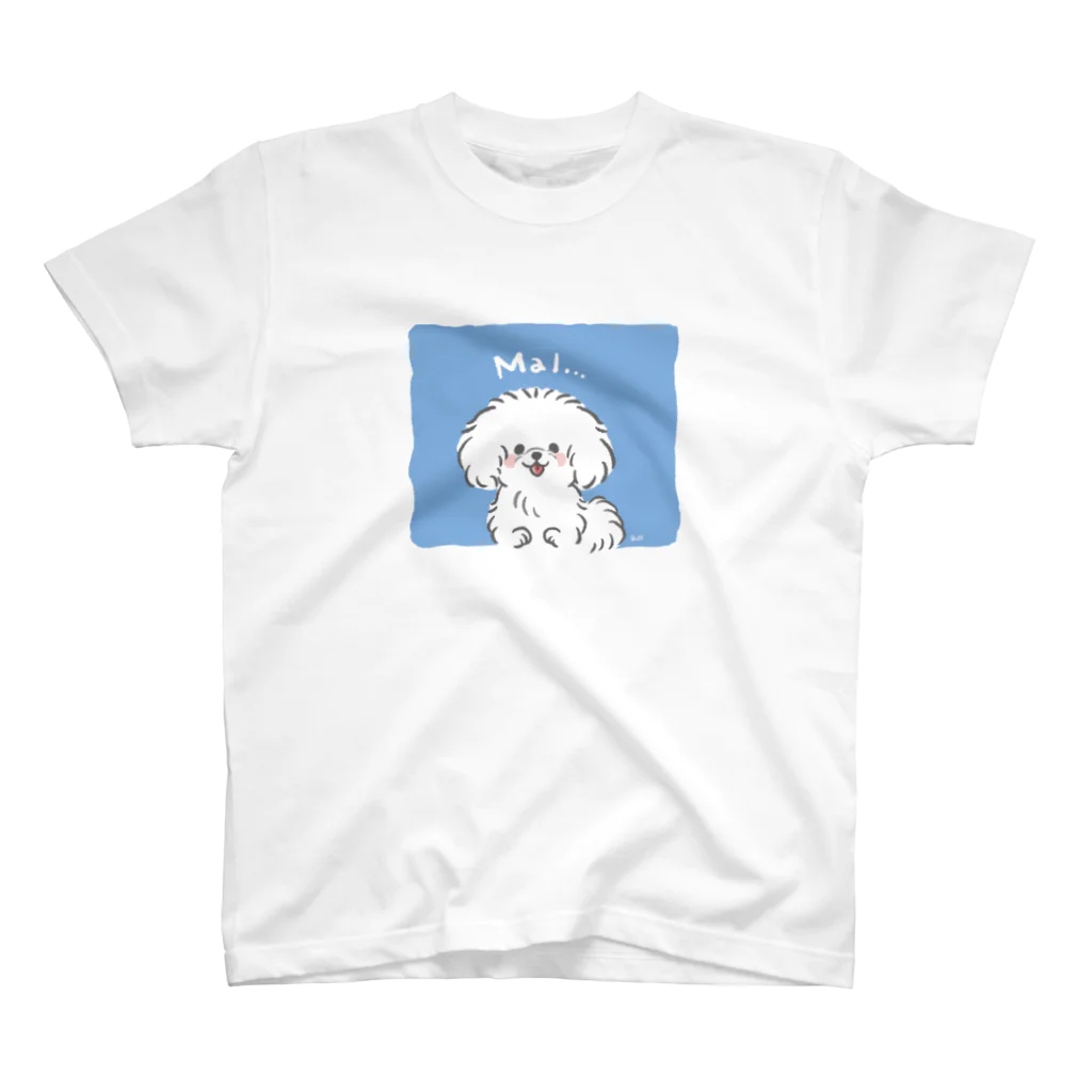 くろさわゆいのもふもふマルチーズ スタンダードTシャツ