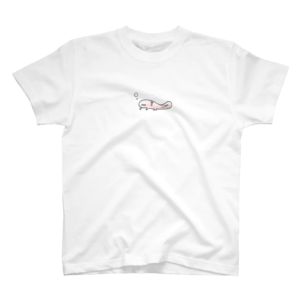 えにぐまストアのウーパールーパー（カラー） スタンダードTシャツ