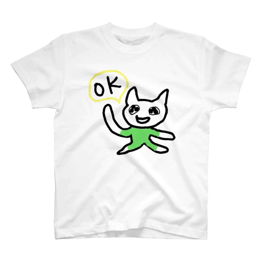 saraquaarinaのOK猫ちゃん Regular Fit T-Shirt