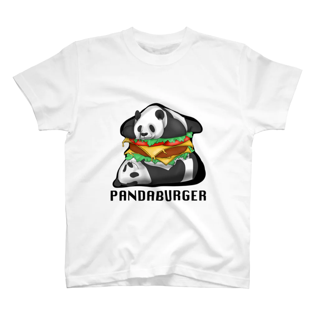 おしんぽこのPANDABURGER-パンダバーガー スタンダードTシャツ