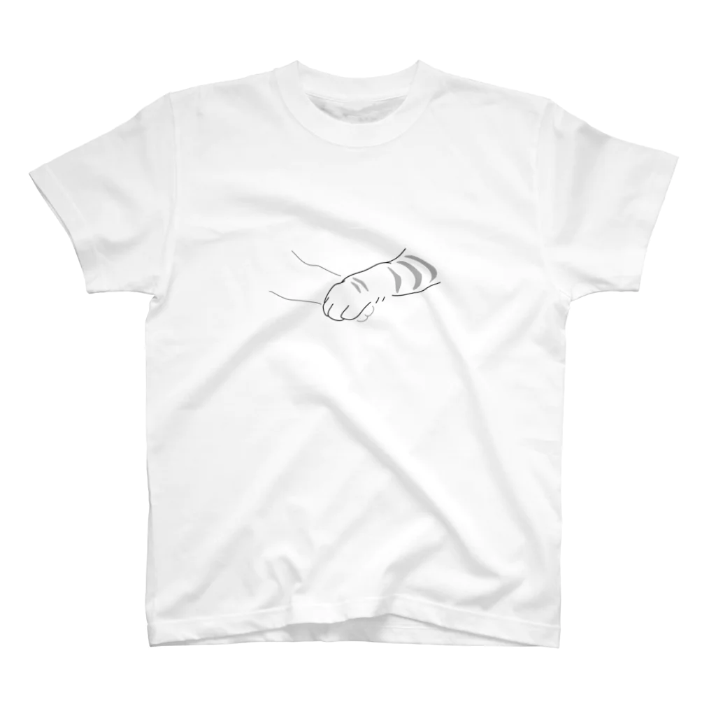 Osanpo-NekoのShaking hands-Neko Regular Fit T-Shirt