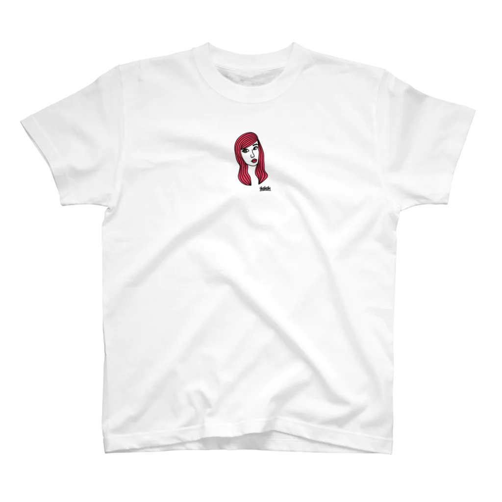 shishishiのcherry hair スタンダードTシャツ