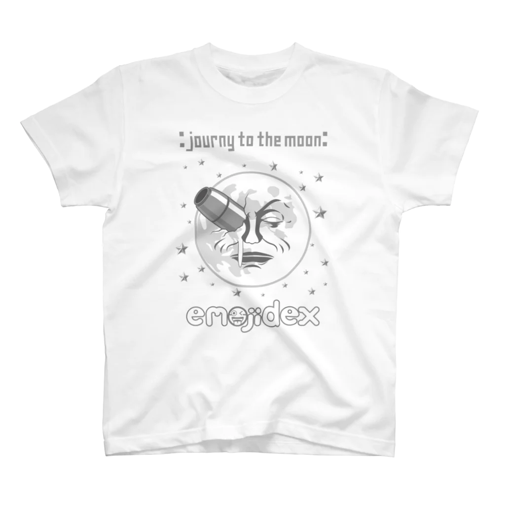 emojidexのemojidex™ :journy to the moon: スタンダードTシャツ