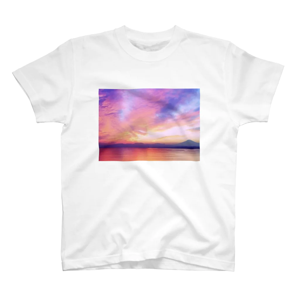 もにのもののsun set スタンダードTシャツ