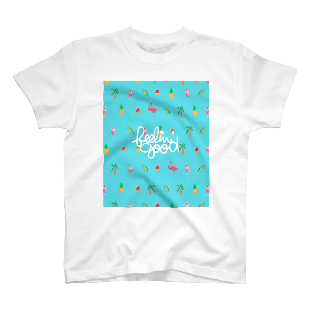 lil some someのfeelin' good 01 Regular Fit T-Shirt