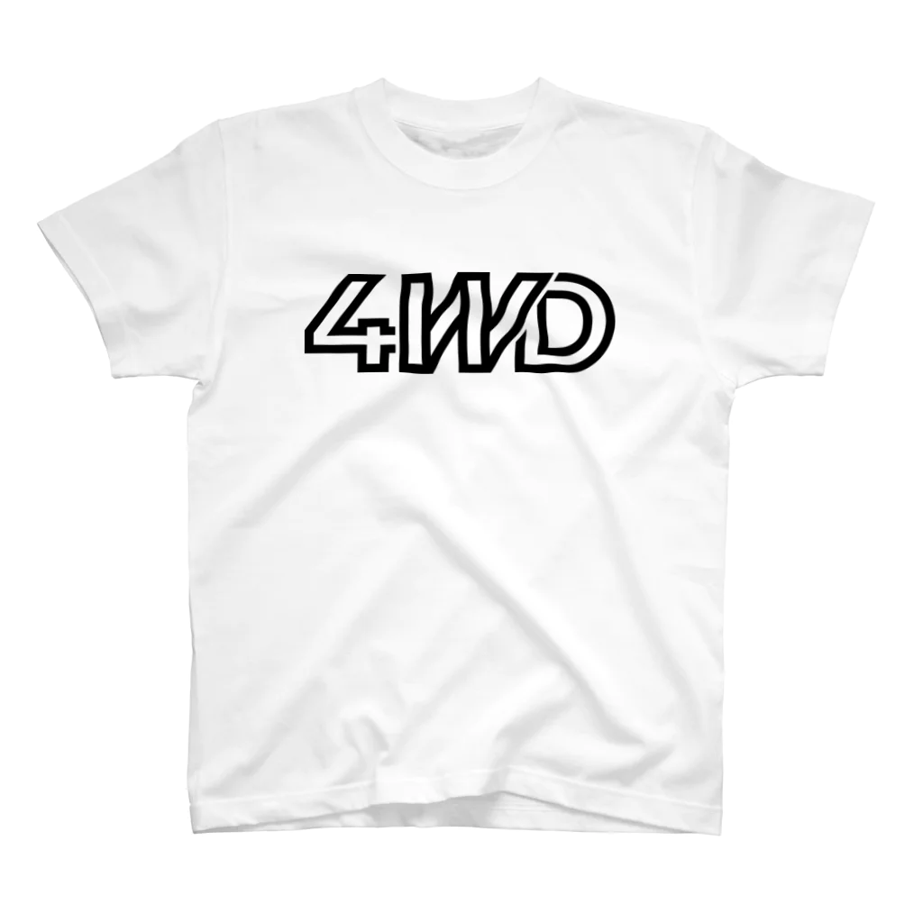 FAITH WILL MOVE MOUNTAINSの4WD ロゴ Regular Fit T-Shirt