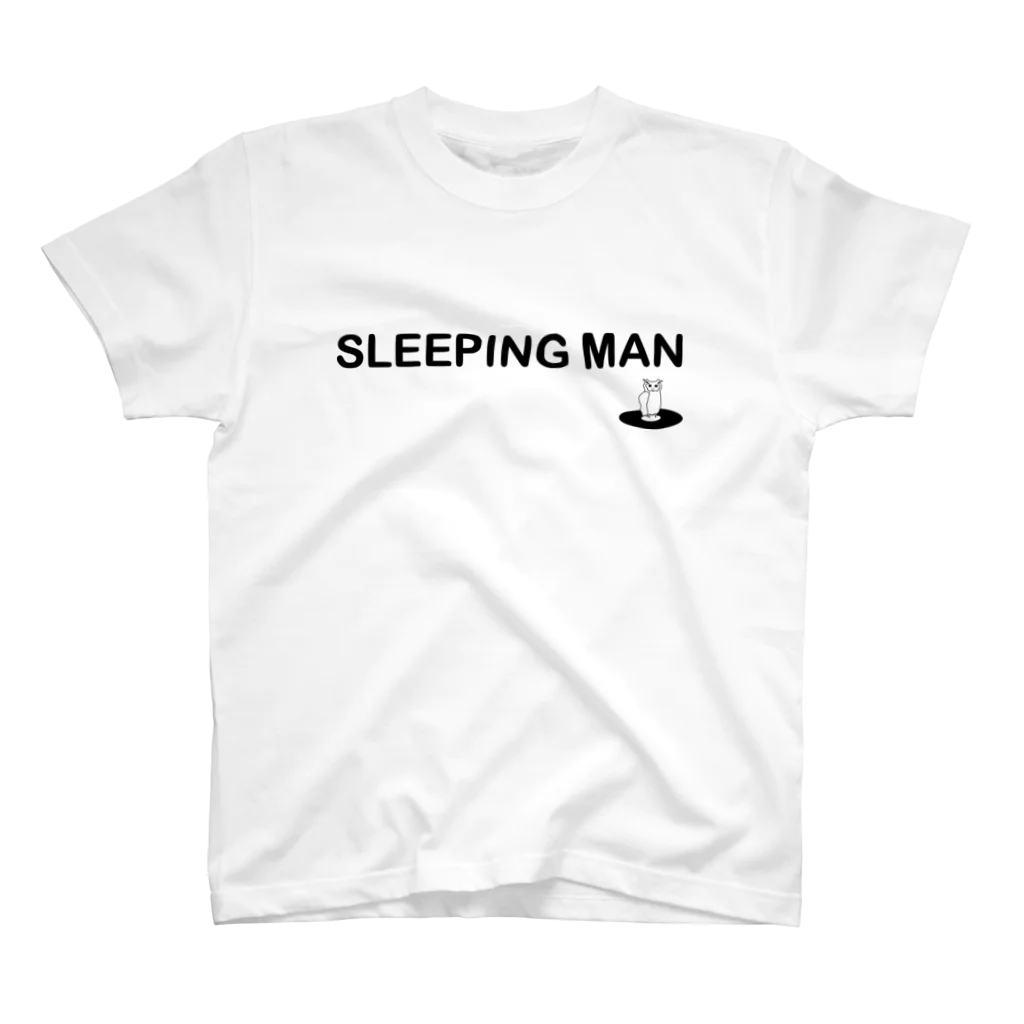 Haus It Feelin' ShopのSleeping Man T-shirts  Regular Fit T-Shirt