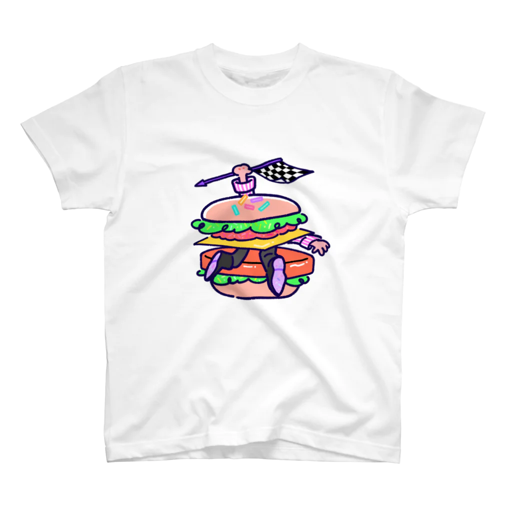 ワサビのBURGER スタンダードTシャツ