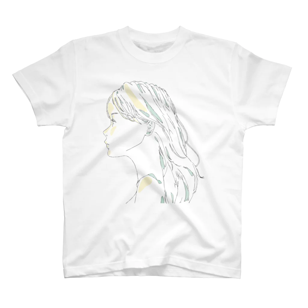 ぷぷぷの横顔 スタンダードTシャツ