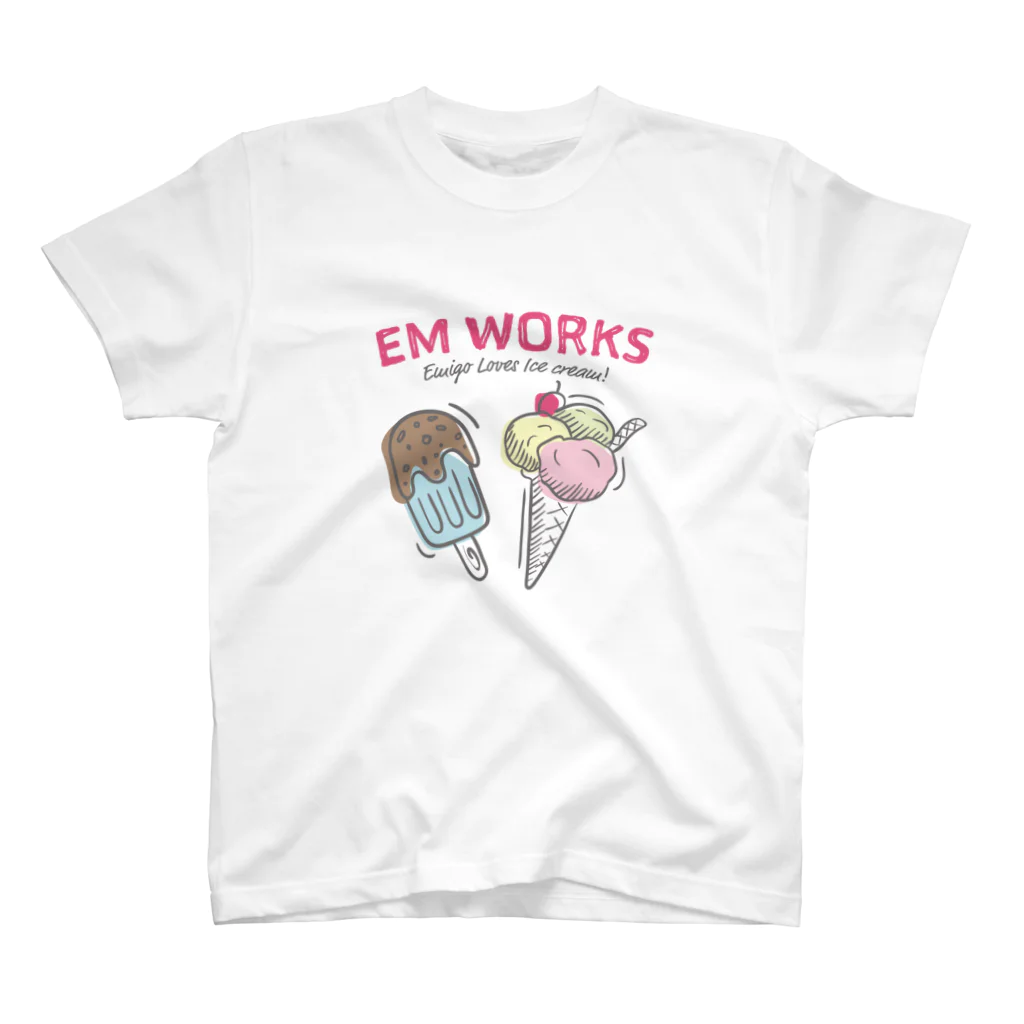 Emi Todakaのem-works アイスクリーム柄 スタンダードTシャツ