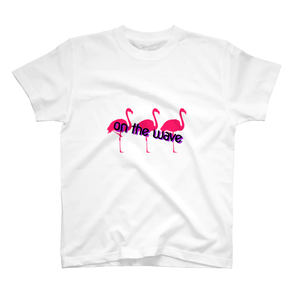 OTW(on the wave)のOTW Flamingo logo スタンダードTシャツ