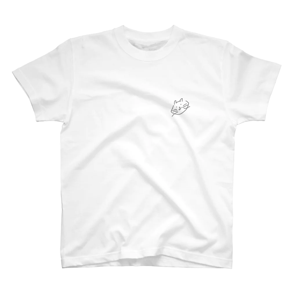 tenten_02の呑気ネコ Regular Fit T-Shirt