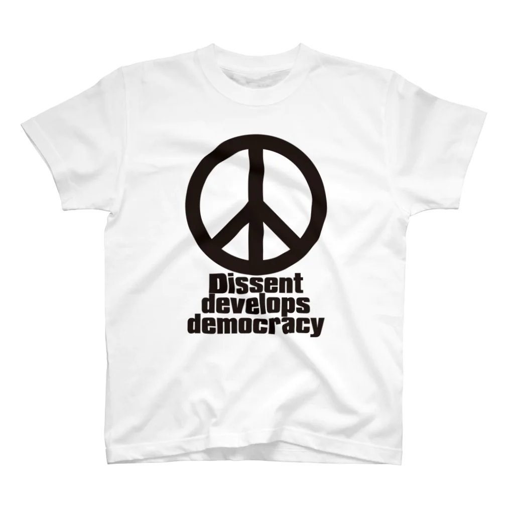 AURA_HYSTERICAのPeace_Symbol Regular Fit T-Shirt