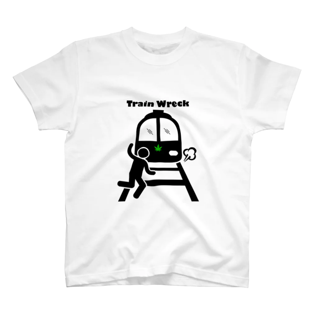 カンナビスジャパンセントラル / Cannabis Japan CentralのCJC 大麻品種Tシャツ/Train Wreck Regular Fit T-Shirt