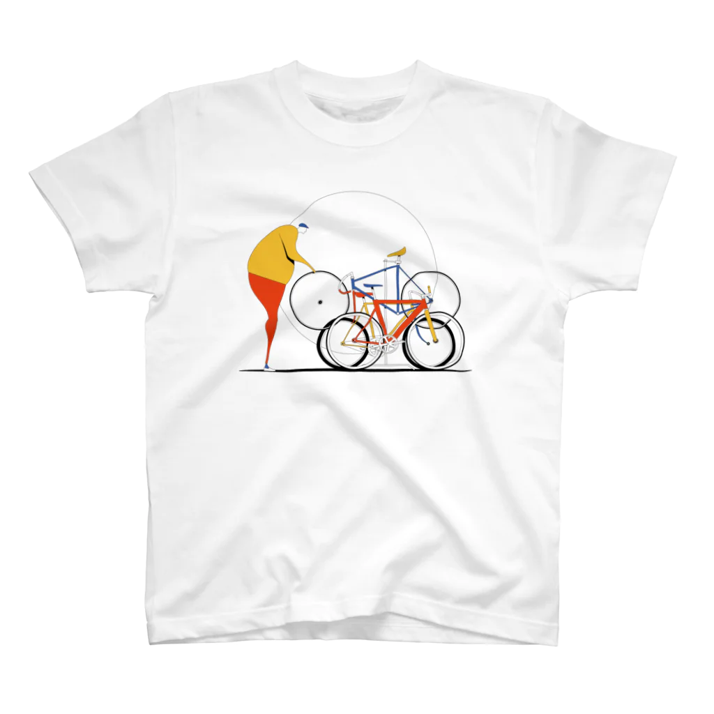 rinkoba_shopの自転車屋のTシャツ Regular Fit T-Shirt