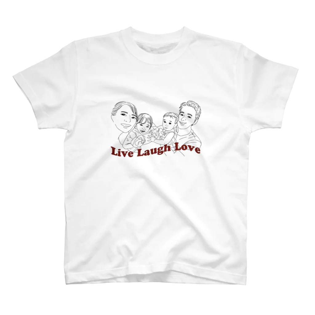 LAMEY_DESIGNのLive Laugh Love スタンダードTシャツ