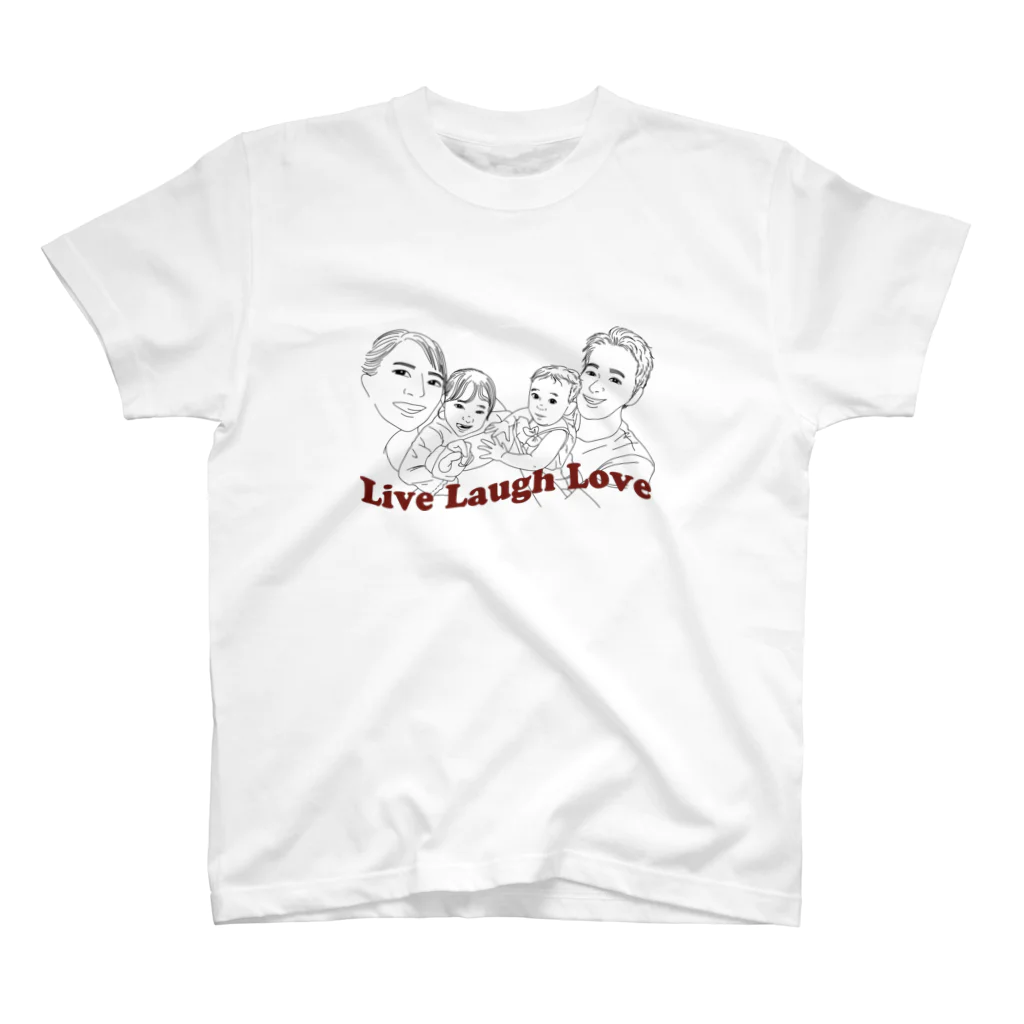 LAMEY_DESIGNのLive Laugh Love Regular Fit T-Shirt