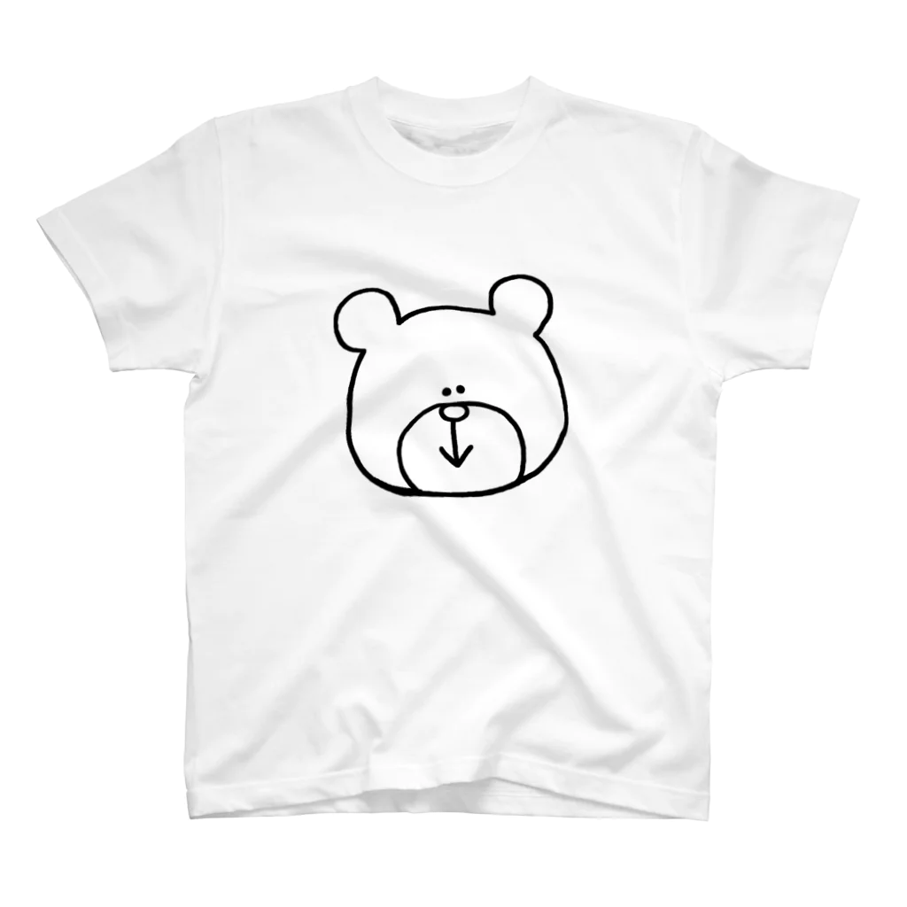 kotubu..のおとぼけクマ スタンダードTシャツ