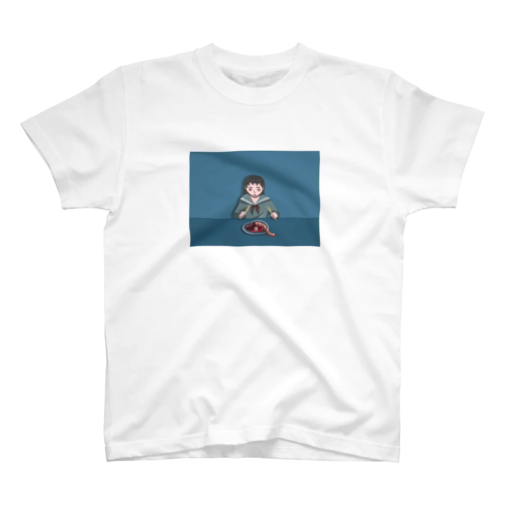 ハエヂローブタケビの食人JK スタンダードTシャツ