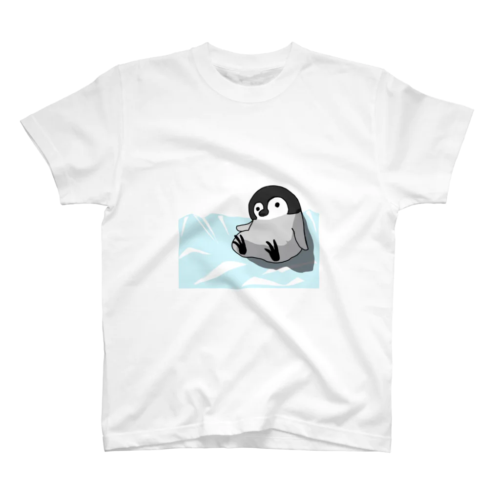 ゆき屋ぽんぽんのペンギンちゃんちょっと休憩 スタンダードTシャツ