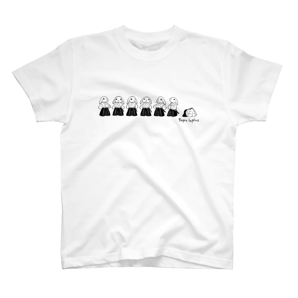 sept lapinsの七人のロップ侍 スタンダードTシャツ