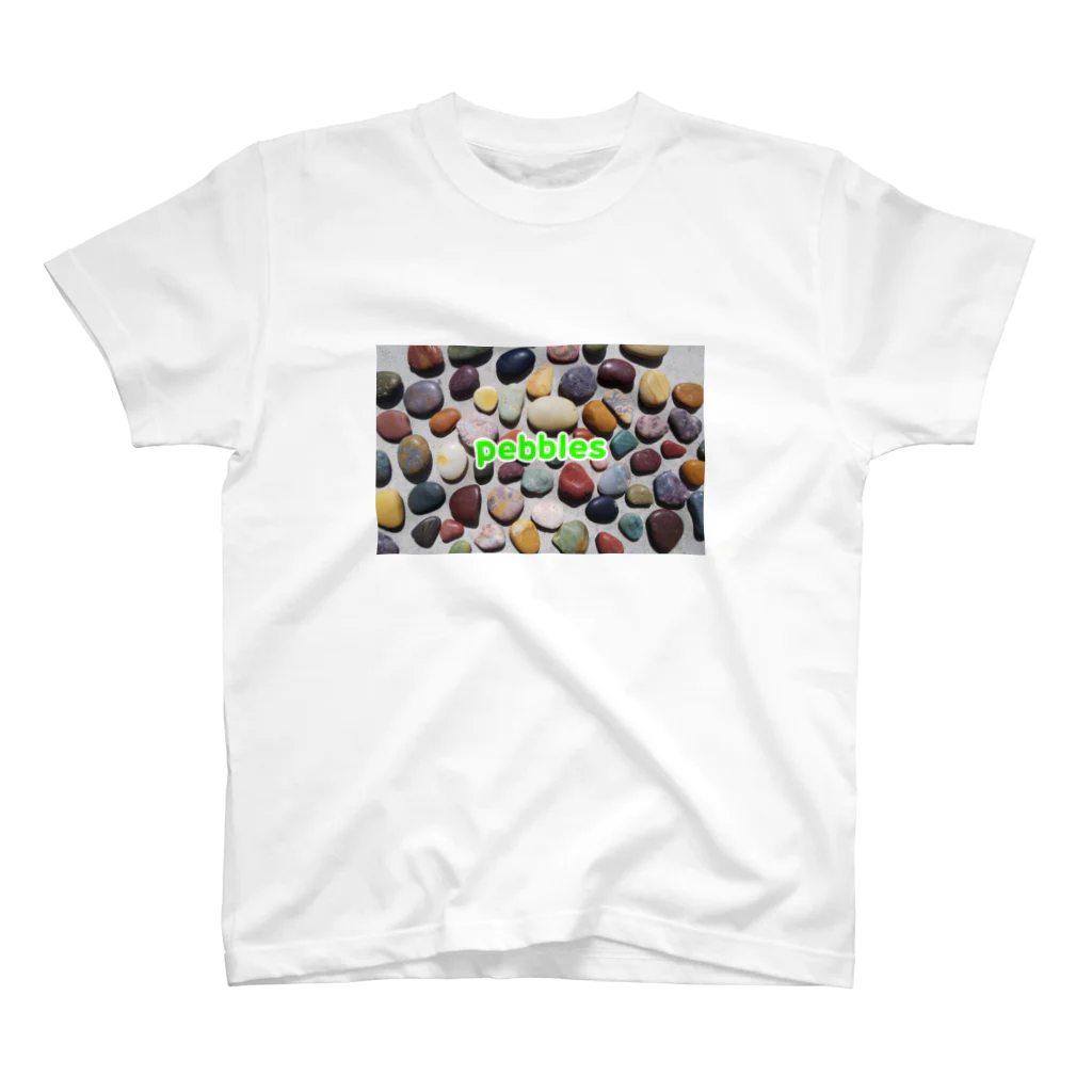 磊  ―rai―のカラフルな石ころ MELON×cream Regular Fit T-Shirt