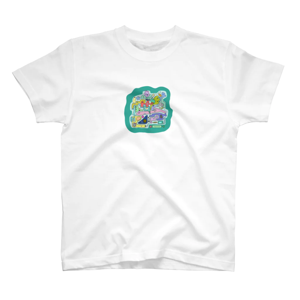 Osanpo-Nekoの朝ごはん スタンダードTシャツ