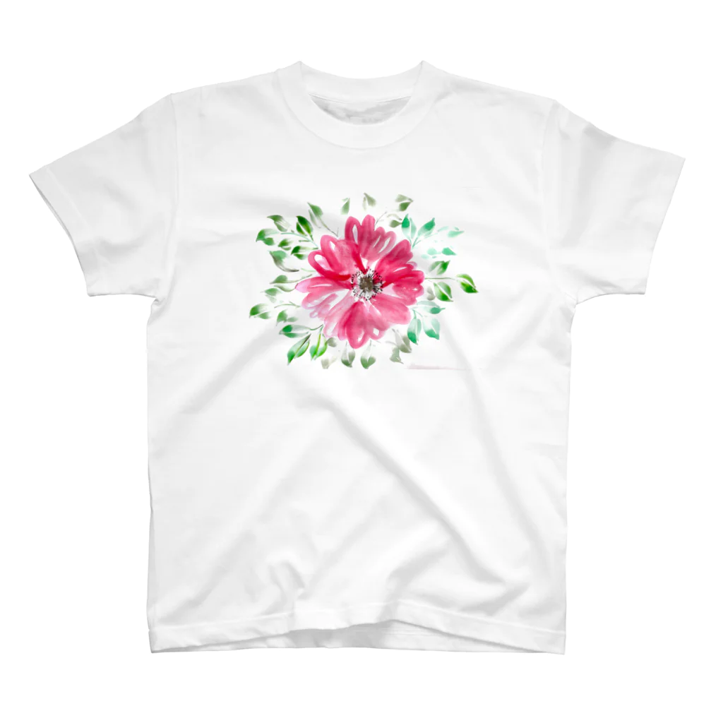 nonbirieartのお花デザイン スタンダードTシャツ